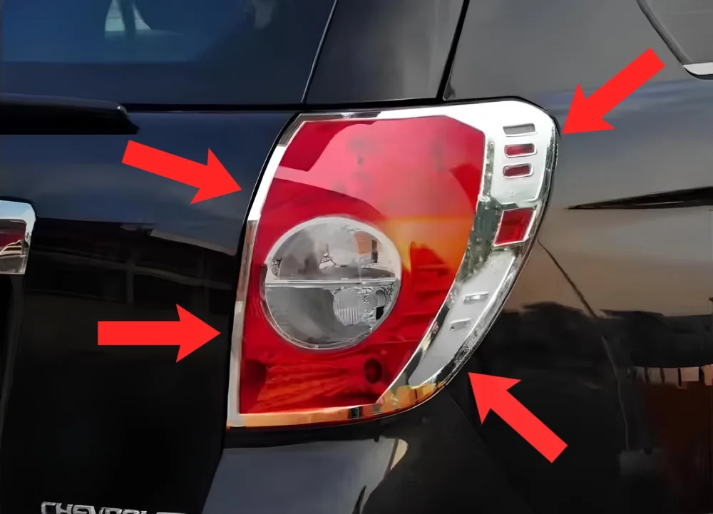 Chevrolet Captiva 2006+ Sonrası Stop Çerçevesi ABS Krom (İthal)