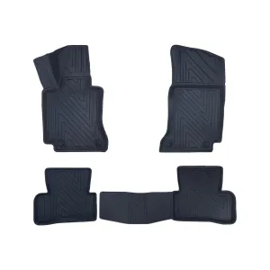 Mercedes-Benz C Serisi 2014-2021 W205 Premium Seri Araca Özel 3D Havuzlu Oto Paspas thumb 1