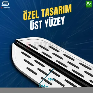 S-Dizayn Volkswagen Tayron 2 OEM Still Pro V1 Aluminyum Yan Basamak 193 Cm 2024 Üzeri A+ Kalite thumb 3