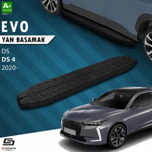 S-Dizayn DS DS 4 Evo Siyah Yan Basamak 183 Cm 2020 Üzeri A+ Kalite thumb 1