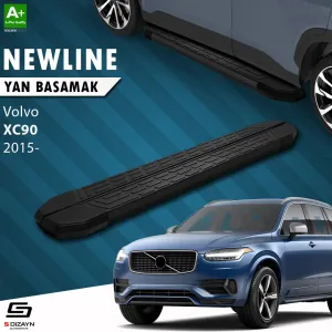 S-Dizayn Volvo XC90 2 NewLine Siyah Yan Basamak 193 Cm 2015 Üzeri A+ Kalite thumb 1