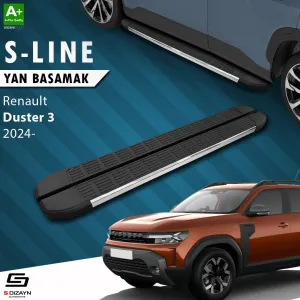 S-Dizayn Renault Duster 3 S-Line Krom Yan Basamak 183 Cm 2024 Üzeri A+ Kalite thumb 1
