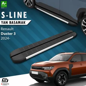 S-Dizayn Renault Duster 3 S-Line Aluminyum Yan Basamak 183 Cm 2024 Üzeri A+ Kalite thumb 1