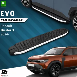 S-Dizayn Renault Duster 3 Evo Aluminyum Yan Basamak 183 Cm 2024 Üzeri A+ Kalite thumb 1