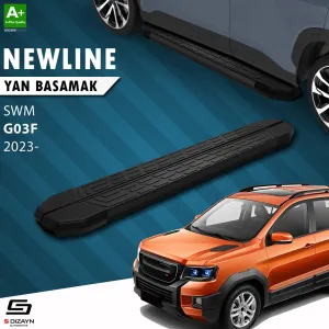 S-Dizayn SWM G03F NewLine Siyah Yan Basamak 193 Cm 2023 Üzeri A+ Kalite thumb 1