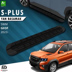 S-Dizayn SWM G03F S-Plus Siyah Yan Basamak 193 Cm 2023 Üzeri A+ Kalite thumb 1