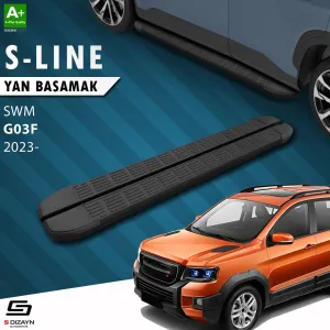S-Dizayn SWM G03F S-Line Siyah Yan Basamak 193 Cm 2023 Üzeri A+ Kalite thumb 1