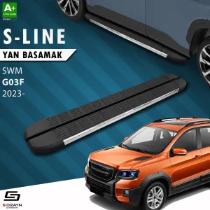S-Dizayn SWM G03F S-Line Krom Yan Basamak 193 Cm 2023 Üzeri A+ Kalite thumb 1