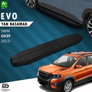 S-Dizayn SWM G03F Evo Siyah Yan Basamak 193 Cm 2023 Üzeri A+ Kalite thumb 1