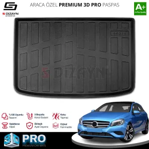 S-Dizayn Mercedes A Serisi W176 HB 3D Pro Bagaj Havuzu 2013-2018 A+ Kalite thumb 1