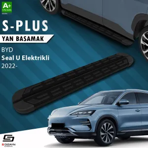 BYD Seal 2022-Günümüz (Seal) uyumlu U Elektrikli S-Plus Siyah Yan Basamak 193 Cm 2022 Üzeri A+ Kalite modelleri DRS Tuning'de. Kaliteli malzeme, hızlı kargo ve