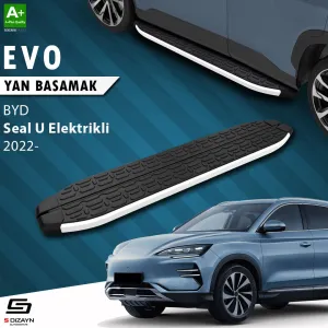 BYD Seal 2022-Günümüz (Seal) uyumlu U Elektrikli Evo Aluminyum Yan Basamak 193 Cm 2022 Üzeri A+ Kalite modelleri DRS Tuning'de. Kaliteli malzeme, hızlı kargo