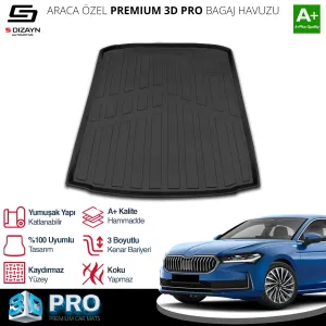 Skoda Superb 2023-Günümüz (NZ) uyumlu 3D Pro Bagaj Havuzu 2024 Üzeri A+ Kalite modelleri DRS Tuning'de. Kaliteli malzeme, hızlı kargo ve güvenli alışverişle