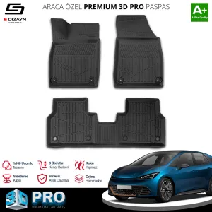 Cupra Born 2021-Günümüz (K11) uyumlu 3D Pro Havuzlu Paspas 2021 Üzeri A+ Kalite modelleri DRS Tuning'de. Kaliteli malzeme, hızlı kargo ve güvenli alışverişle