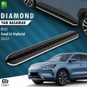 BYD Seal 2022-Günümüz (Seal) uyumlu U Hybrid Diamond Krom Yan Basamak 193 Cm 2022 Üzeri modelleri DRS Tuning'de. Kaliteli malzeme, hızlı kargo ve güvenli