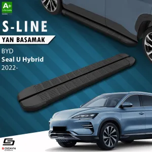 BYD Seal 2022-Günümüz (Seal) uyumlu U Hybrid S-Line Siyah Yan Basamak 193 Cm 2022 Üzeri A+ Kalite modelleri DRS Tuning'de. Kaliteli malzeme, hızlı kargo ve