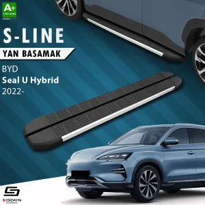 BYD Seal 2022-Günümüz (Seal) uyumlu U Hybrid S-Line Aluminyum Yan Basamak 193 Cm 2022 Üzeri A+ Kalite modelleri DRS Tuning'de. Kaliteli malzeme, hızlı kargo ve