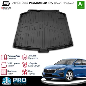 Skoda Scala 2019-Günümüz (NW1) uyumlu 3D Pro Bagaj Havuzu 2019 Üzeri A+ Kalite modelleri DRS Tuning'de. Kaliteli malzeme, hızlı kargo ve güvenli alışverişle