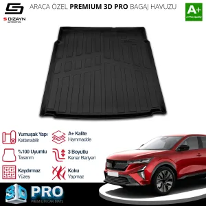 S-Dizayn Renault Rafale 3D Pro Bagaj Havuzu 2024 Üzeri A+ Kalite thumb 1