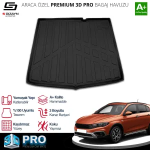 Fiat Egea Cross 2015-Günümüz uyumlu Cross 3D Pro Bagaj Havuzu 2020 Üzeri A+ Kalite modelleri DRS Tuning'de. Kaliteli malzeme, hızlı kargo ve güvenli
