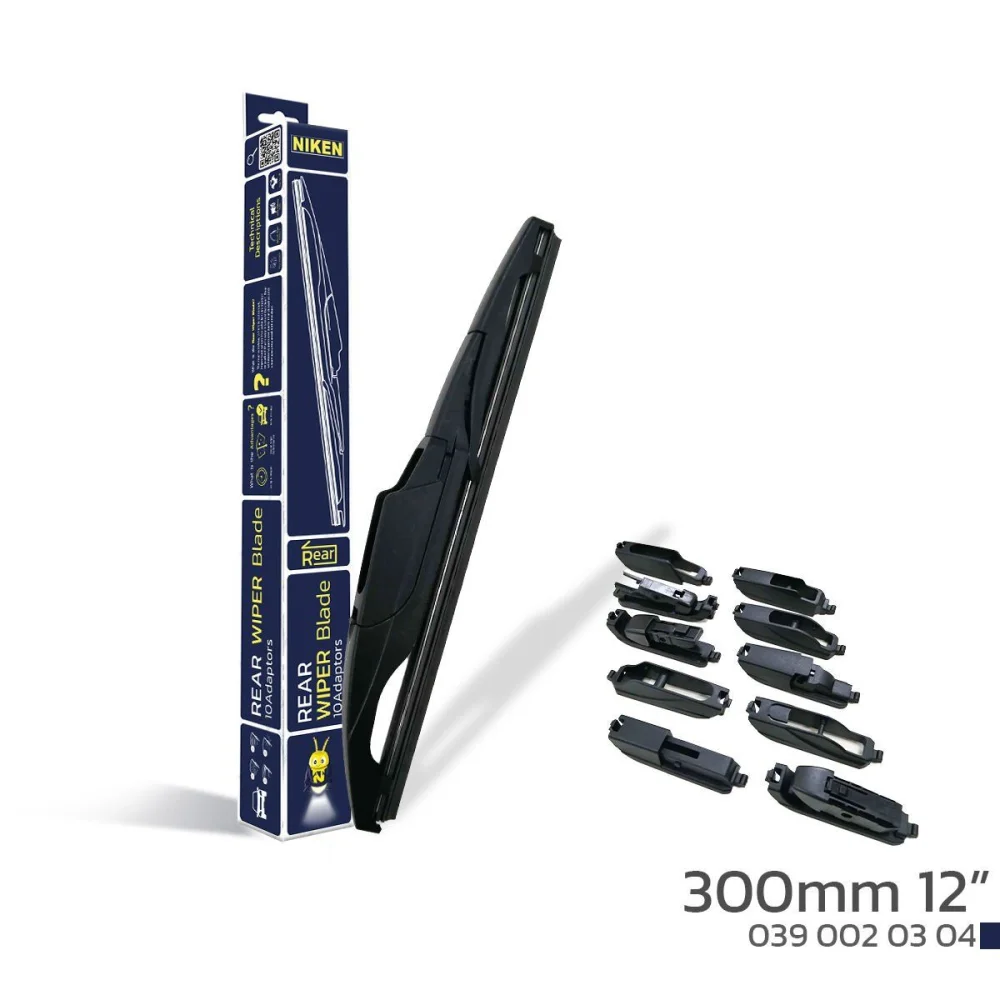 NIKEN 300mm 12\'\' 10 APARATLI ARKA SİLECEK SÜPÜRGESİ