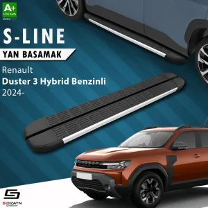 S-Dizayn Renault Duster 3 Hybrid Benzinli S-Line Aluminyum Yan Basamak 183 Cm 2024 Üzeri A+ Kalite thumb 1