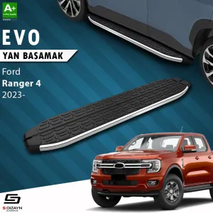 S-Dizayn Ford Ranger 4 Evo Krom Yan Basamak 203 Cm 2023 Üzeri A+ Kalite thumb 1