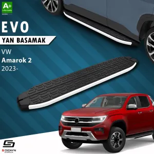 S-Dizayn VW Amarok 2 Evo Aluminyum Yan Basamak 203 Cm 2023 Üzeri A+ Kalite thumb 1