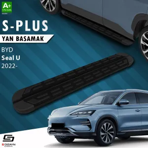 BYD Seal 2022-Günümüz (Seal) uyumlu U S-Plus Siyah Yan Basamak 193 Cm 2022 Üzeri A+ Kalite modelleri DRS Tuning'de. Kaliteli malzeme, hızlı kargo ve güvenli