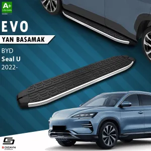 BYD Seal 2022-Günümüz (Seal) uyumlu U Evo Krom Yan Basamak 193 Cm 2022 Üzeri A+ Kalite modelleri DRS Tuning'de. Kaliteli malzeme, hızlı kargo ve güvenli
