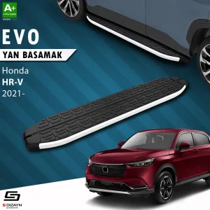Honda HR-V 2021-Günümüz (RV) uyumlu 3 Evo Aluminyum Yan Basamak 173 Cm 2021 Üzeri A+ Kalite modelleri DRS Tuning'de. Kaliteli malzeme, hızlı kargo ve güvenli