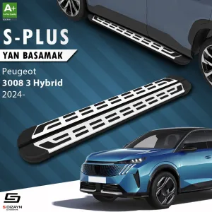 S-Dizayn Peugeot 3008 3 Hybrid S-Plus Gri Yan Basamak 183 Cm 2024 Üzeri A+ Kalite thumb 1
