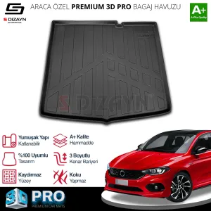 Fiat Egea Hatchback 2015-Günümüz (HB) uyumlu HB 3D Pro Bagaj Havuzu 2016 Üzeri A+ Kalite modelleri DRS Tuning'de. Kaliteli malzeme, hızlı kargo ve güvenli