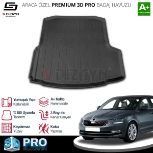 Skoda Octavia 2012-2020 (5E) uyumlu 3D Pro Bagaj Havuzu 2013-2017 A+ Kalite modelleri DRS Tuning'de. Kaliteli malzeme, hızlı kargo ve güvenli alışverişle hemen