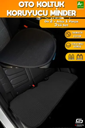 s-dizayn uyumlu Oto Koltuk Koruyucu Alt Minder Siyah Universal 2+1 Parça Ön Arka A+ Kalite modelleri DRS Tuning'de. Kaliteli malzeme, hızlı kargo ve güvenli