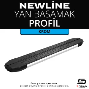 Newline Krom Yan Basamak Profil 183 Cm Etekli 36Lık