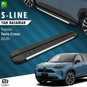Toyota Yaris 2020-Günümüz (XP210) uyumlu Cross S-Line Aluminyum Yan Basamak 173 Cm 2020 Üzeri A+ Kalite modelleri DRS Tuning'de. Kaliteli malzeme, hızlı kargo