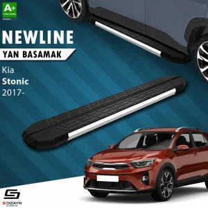 Kia Stonic 2017-Günümüz (YB CUV) uyumlu NewLine Krom Yan Basamak 173 Cm 2017 Üzeri A+ Kalite modelleri DRS Tuning'de. Kaliteli malzeme, hızlı kargo ve güvenli