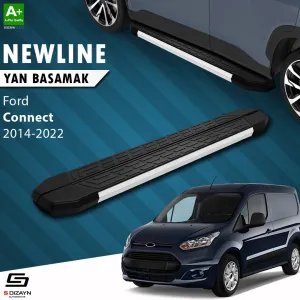S-Dizayn Ford Connect 2 NewLine Aluminyum Yan Basamak 183 Cm 2014-2023 A+ Kalite thumb 1
