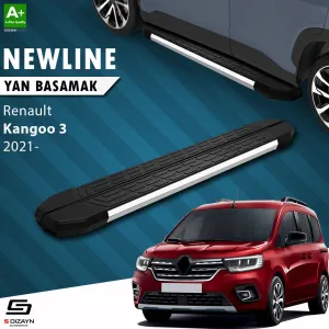 s-dizayn uyumlu Renault Kangoo 3 Uzun Şase NewLine Krom Yan Basamak 223 Cm 2021 Üzeri A+ Kalite modelleri DRS Tuning'de. Kaliteli malzeme, hızlı kargo ve