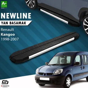 S-Dizayn Renault Kangoo NewLine Krom Yan Basamak 183 Cm 1998-2007 A+ Kalite thumb 1