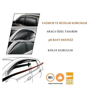 Boğaziçi uyumlu Toyota Hilux 2006-2014 4 Lü Set Cam Rüzgarlığı Ön Ve Arka Parça modelleri DRS Tuning'de. Kaliteli malzeme, hızlı kargo ve güvenli alışverişle