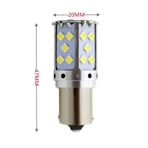1156 Dekoratif led ampul tek duy canbuslı beyaz 12v / LAAM945 thumb 2