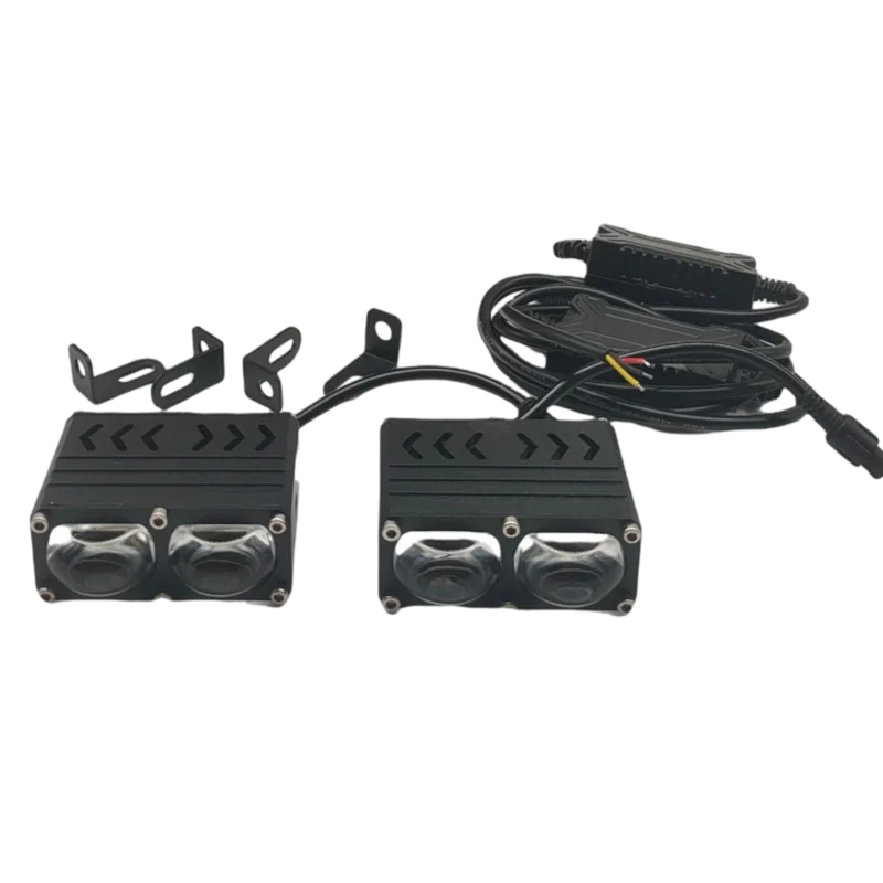 Offroad sis lambası 7.2 x 5.6 x 3cm 2 led beyaz 45w sarı 45w 12-80v /  LASS397