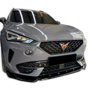 Cupra Formentor Uyumlu Araca Özel Ön Lip (Parlak Siyah Boyalı) thumb 2