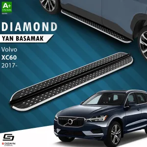 Volvo XC60 2017-Günümüz (246) uyumlu 2 Diamond Krom Krom Yan Basamak 193 Cm 2017 Üzeri modelleri DRS Tuning'de. Kaliteli malzeme, hızlı kargo ve güvenli