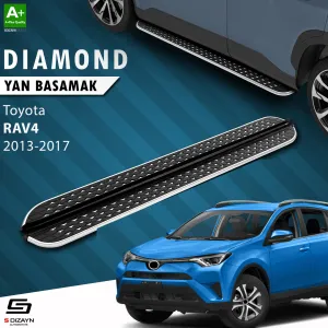 S-Dizayn Toyota Rav 4 4 Diamond Krom Yan Basamak 173 Cm 2013-2017 thumb 1