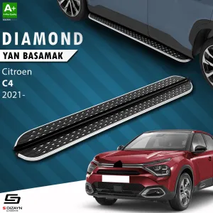 Citroen C4 2020-Günümüz (C41) uyumlu 3 Diamond Krom Yan Basamak 183 Cm 2021 Üzeri modelleri DRS Tuning'de. Kaliteli malzeme, hızlı kargo ve güvenli alışverişle