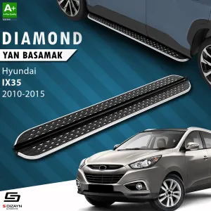 S-Dizayn Hyundai IX-35 Diamond Krom Yan Basamak 173 Cm 2010-2015 thumb 1