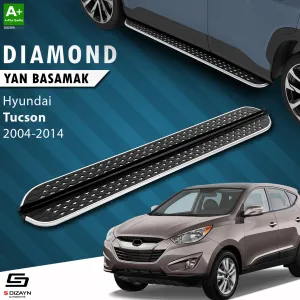 S-Dizayn Hyundai Tucson 2 Diamond Krom Yan Basamak 173 Cm 2004-2014 thumb 1